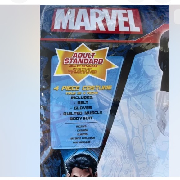 Marvel Punisher Muscle Adult Costume Standard Size - Brand New- Halloween - Picture 2 of 3